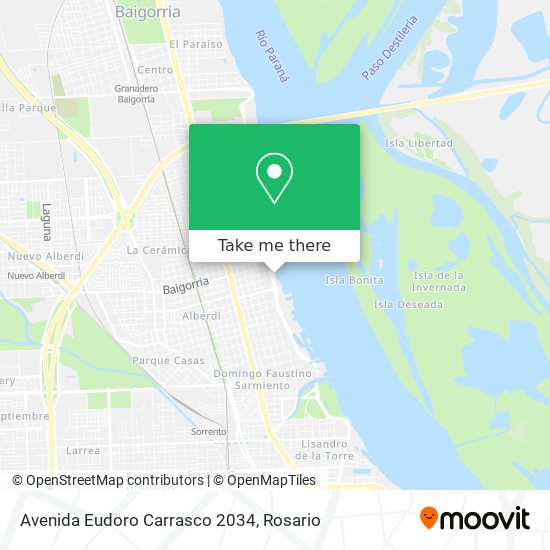 Avenida Eudoro Carrasco 2034 map