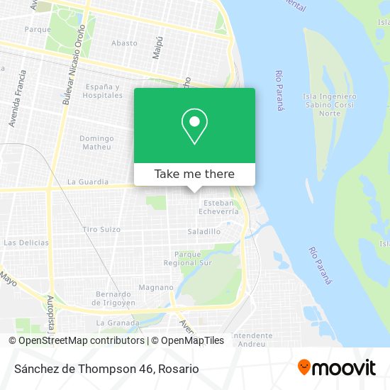Mapa de Sánchez de Thompson 46