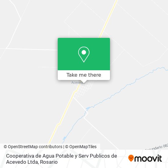Cooperativa de Agua Potable y Serv Publicos de Acevedo Ltda map