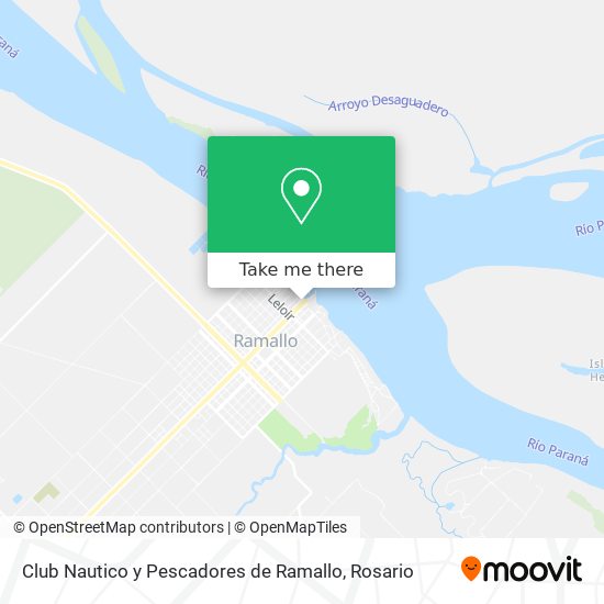 Club Nautico y Pescadores de Ramallo map