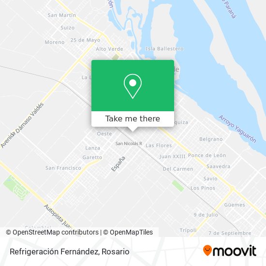 Refrigeración Fernández map