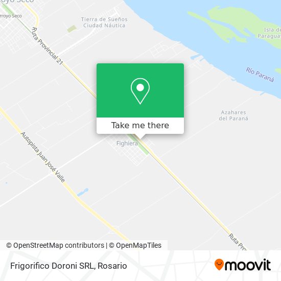 Frigorifico Doroni SRL map