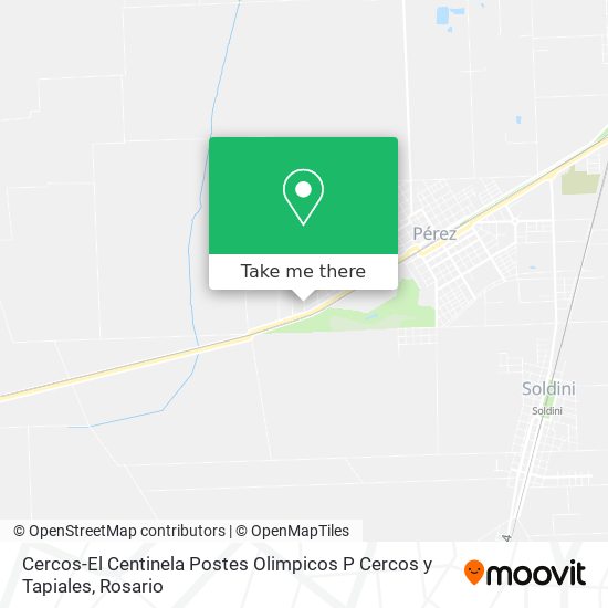 Cercos-El Centinela Postes Olimpicos P Cercos y Tapiales map