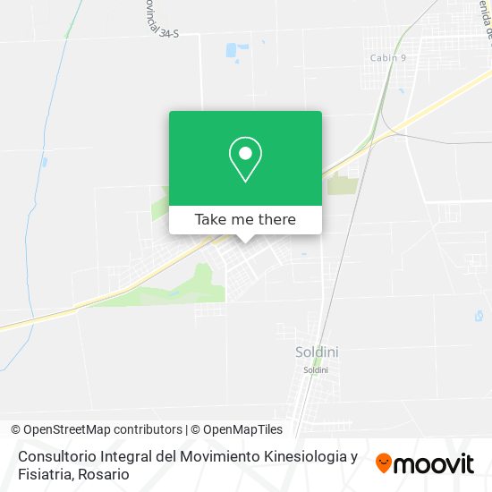 Consultorio Integral del Movimiento Kinesiologia y Fisiatria map
