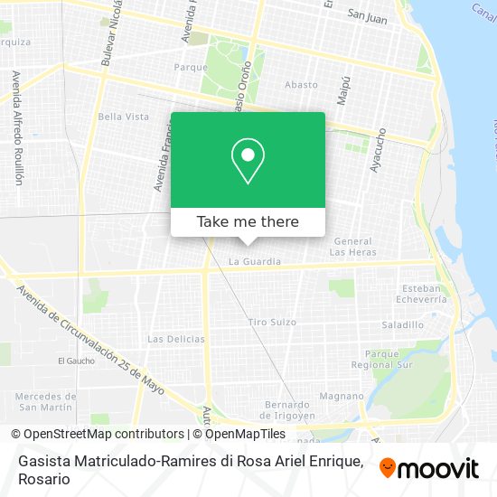 Gasista Matriculado-Ramires di Rosa Ariel Enrique map