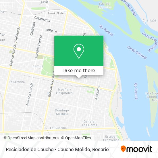 Reciclados de Caucho - Caucho Molido map