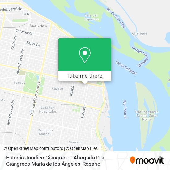 Estudio Jurídico Giangreco - Abogada Dra. Giangreco María de los Ángeles map