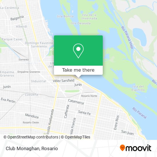 Mapa de Club Monaghan