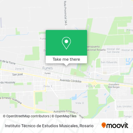 Instituto Técnico de Estudios Musicales map