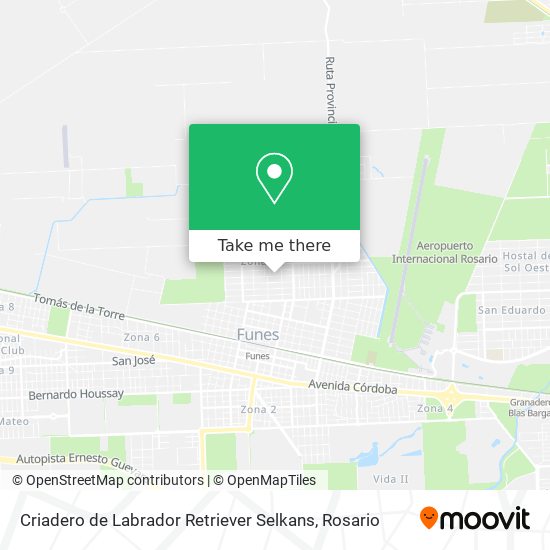 Mapa de Criadero de Labrador Retriever Selkans