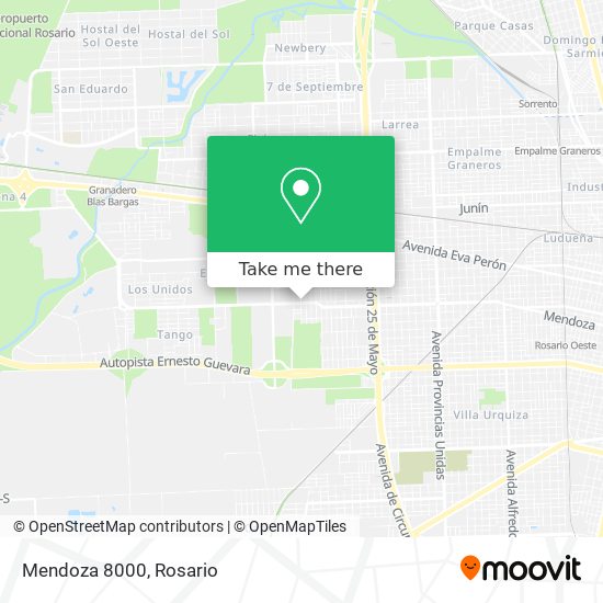 Mendoza 8000 map