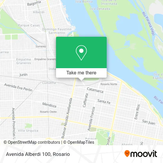 Avenida Alberdi 100 map