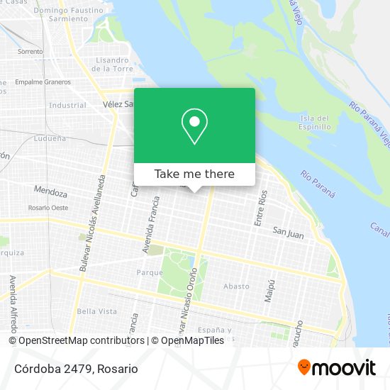 Mapa de Córdoba 2479