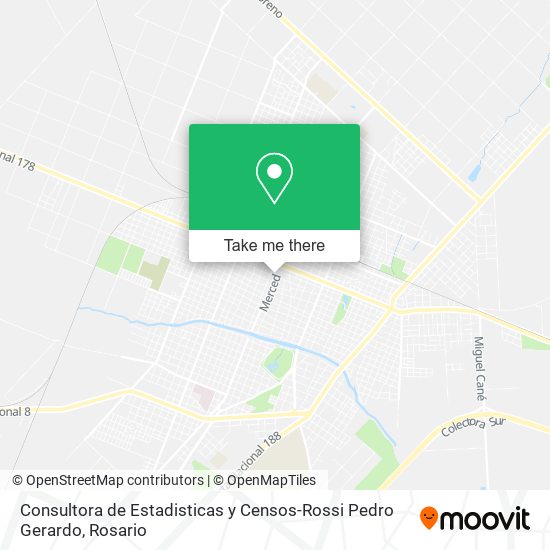 Consultora de Estadisticas y Censos-Rossi Pedro Gerardo map