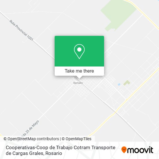 Cooperativas-Coop de Trabajo Cotram Transporte de Cargas Grales map