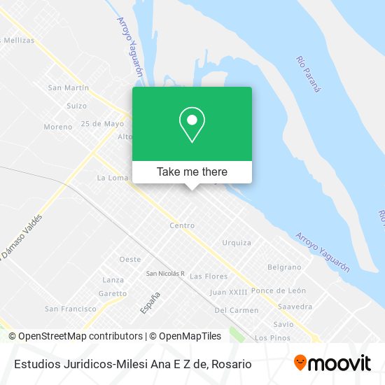 Estudios Juridicos-Milesi Ana E Z de map