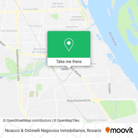 Noacco & Ostinelli Negocios Inmobiliarios map