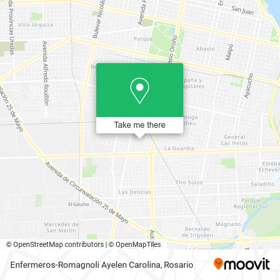 Enfermeros-Romagnoli Ayelen Carolina map
