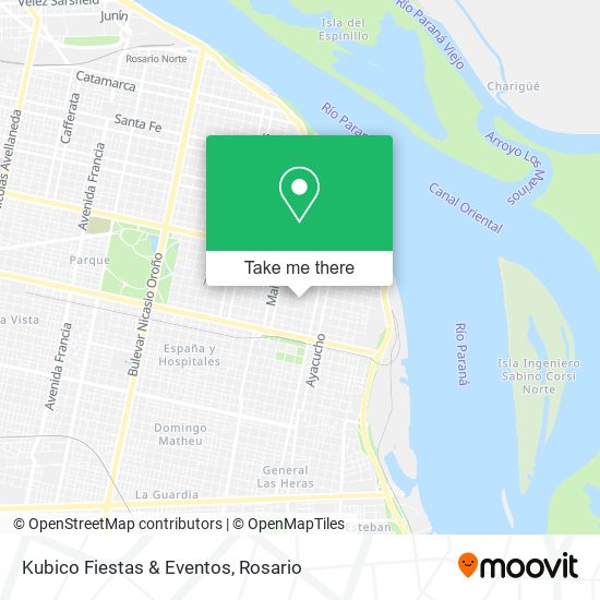 Kubico Fiestas & Eventos map