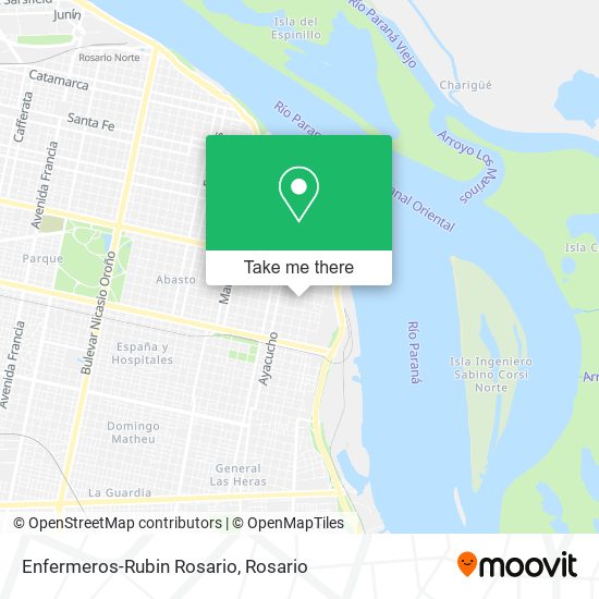 Enfermeros-Rubin Rosario map