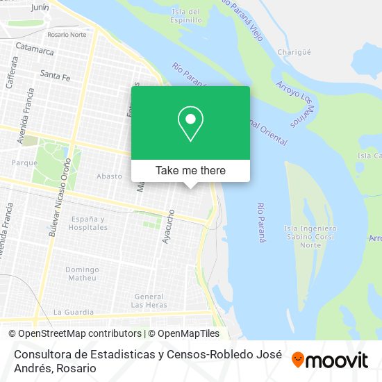 Consultora de Estadisticas y Censos-Robledo José Andrés map