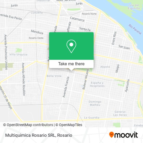 Multiquimica Rosario SRL map