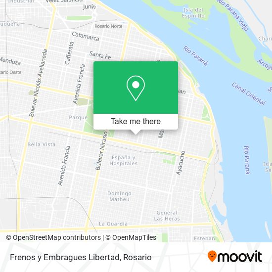 Mapa de Frenos y Embragues Libertad