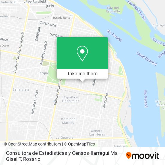 Consultora de Estadisticas y Censos-Ilarregui Ma Gisel T map