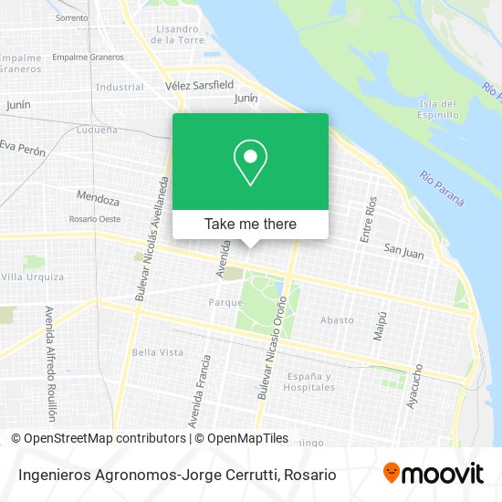 Ingenieros Agronomos-Jorge Cerrutti map