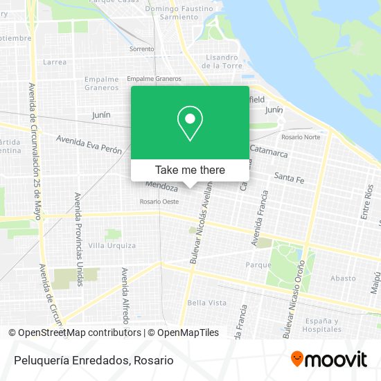 Peluquería Enredados map