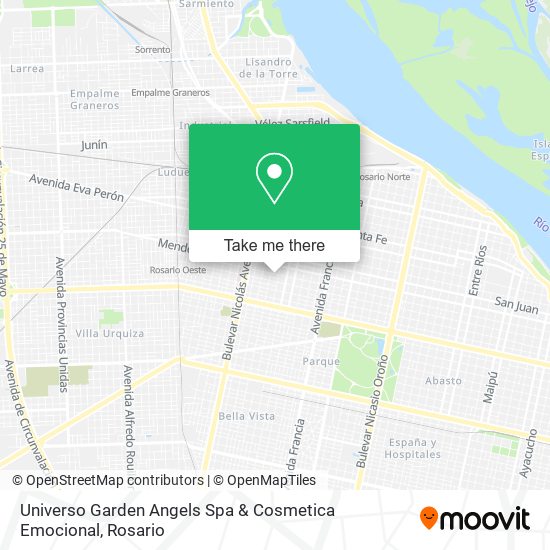 Universo Garden Angels Spa & Cosmetica Emocional map