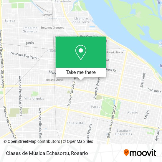 Clases de Música Echesortu map
