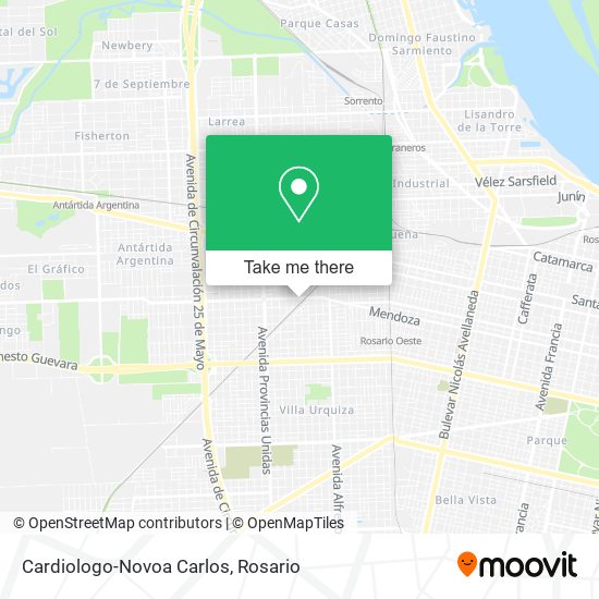 Mapa de Cardiologo-Novoa Carlos