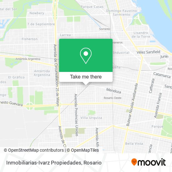 Mapa de Inmobiliarias-Ivarz Propiedades