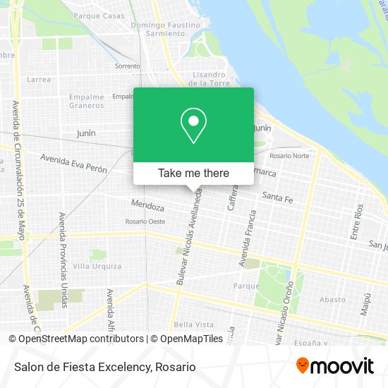 Salon de Fiesta Excelency map
