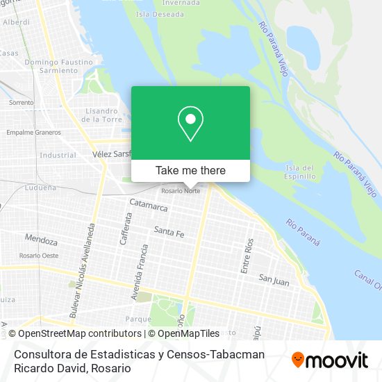 Consultora de Estadisticas y Censos-Tabacman Ricardo David map