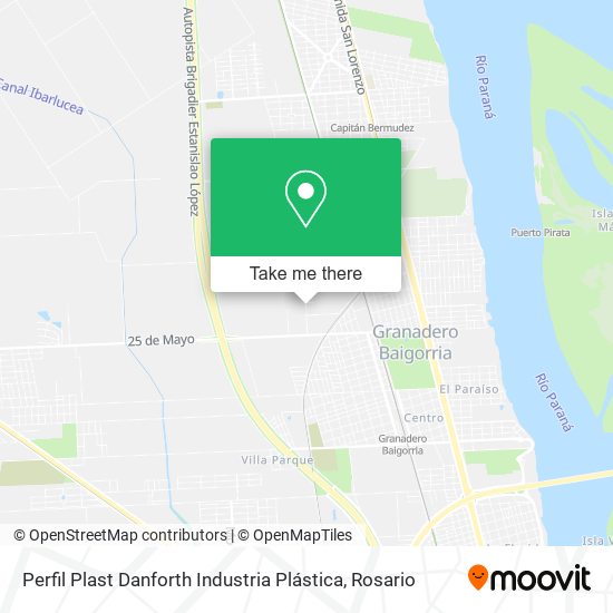 Perfil Plast Danforth Industria Plástica map