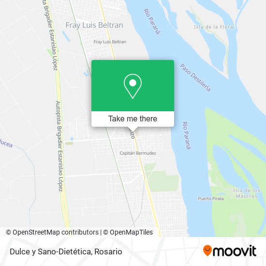 Dulce y Sano-Dietética map