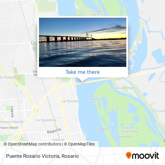 Puente Rosario Victoria map