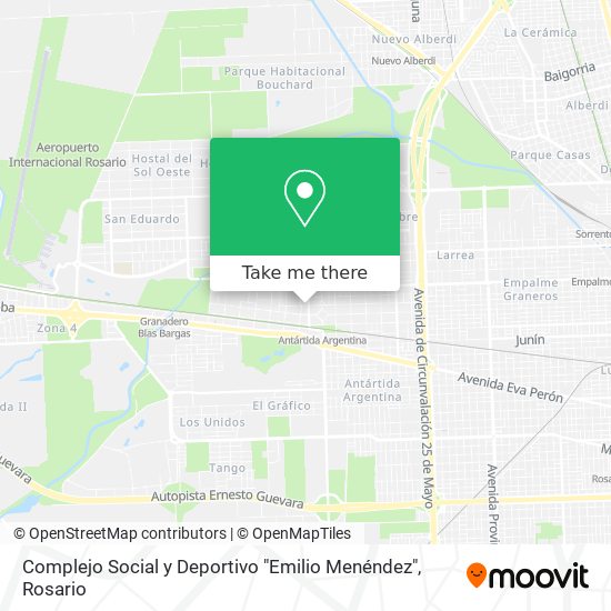Complejo Social y Deportivo "Emilio Menéndez" map