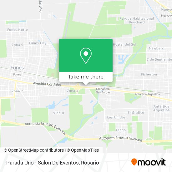 Parada Uno - Salon De Eventos map