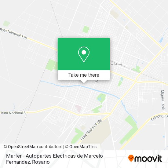 Marfer - Autopartes Electricas de Marcelo Fernandez map