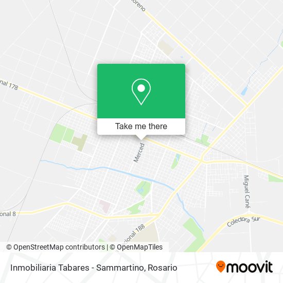 Inmobiliaria Tabares - Sammartino map