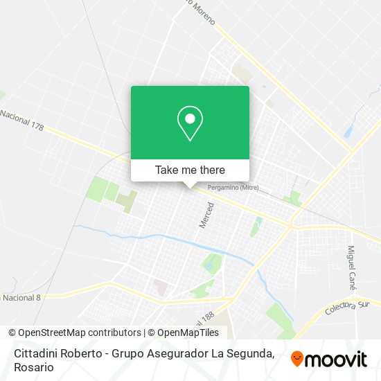 Cittadini Roberto - Grupo Asegurador La Segunda map