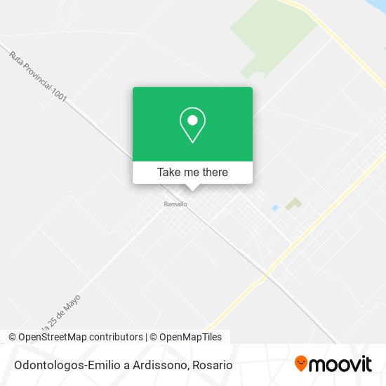 Odontologos-Emilio a Ardissono map