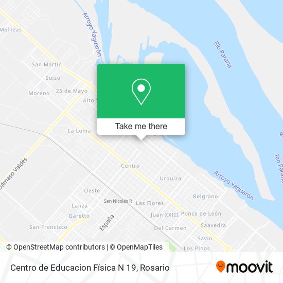 Centro de Educacion Física N 19 map