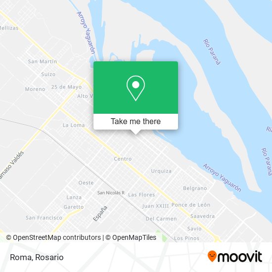 Roma map