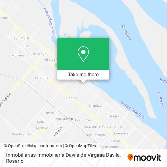 Mapa de Inmobiliarias-Inmobiliaria Davila de Virginia Davila