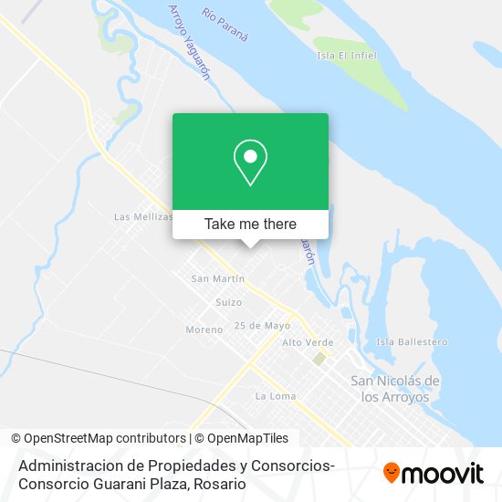 Administracion de Propiedades y Consorcios-Consorcio Guarani Plaza map