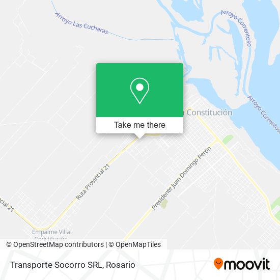 Transporte Socorro SRL map